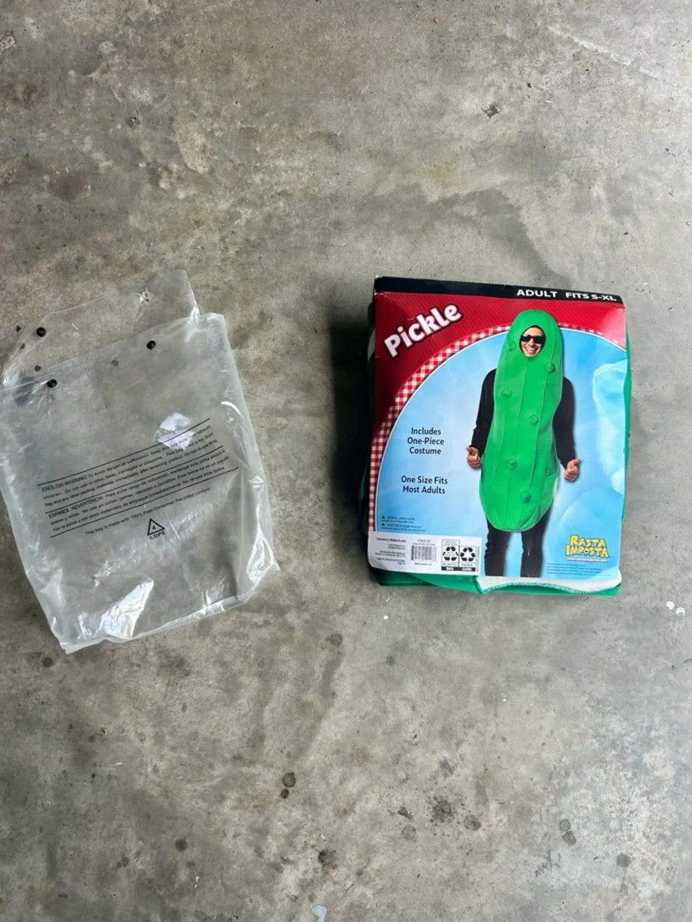 Rasta Imposta Green Pickle Adult Halloween Costume - One-Piece Fits S-XL